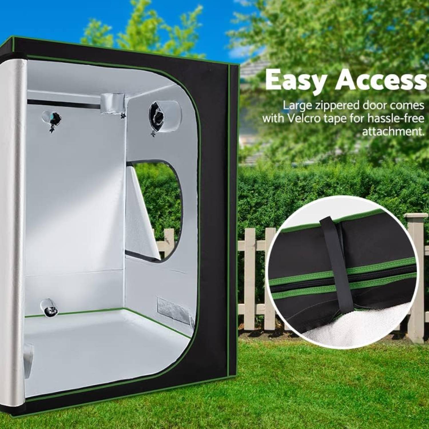 Indoor Grow Tent 1.2m x 1.2m x 2m Height: image 8
