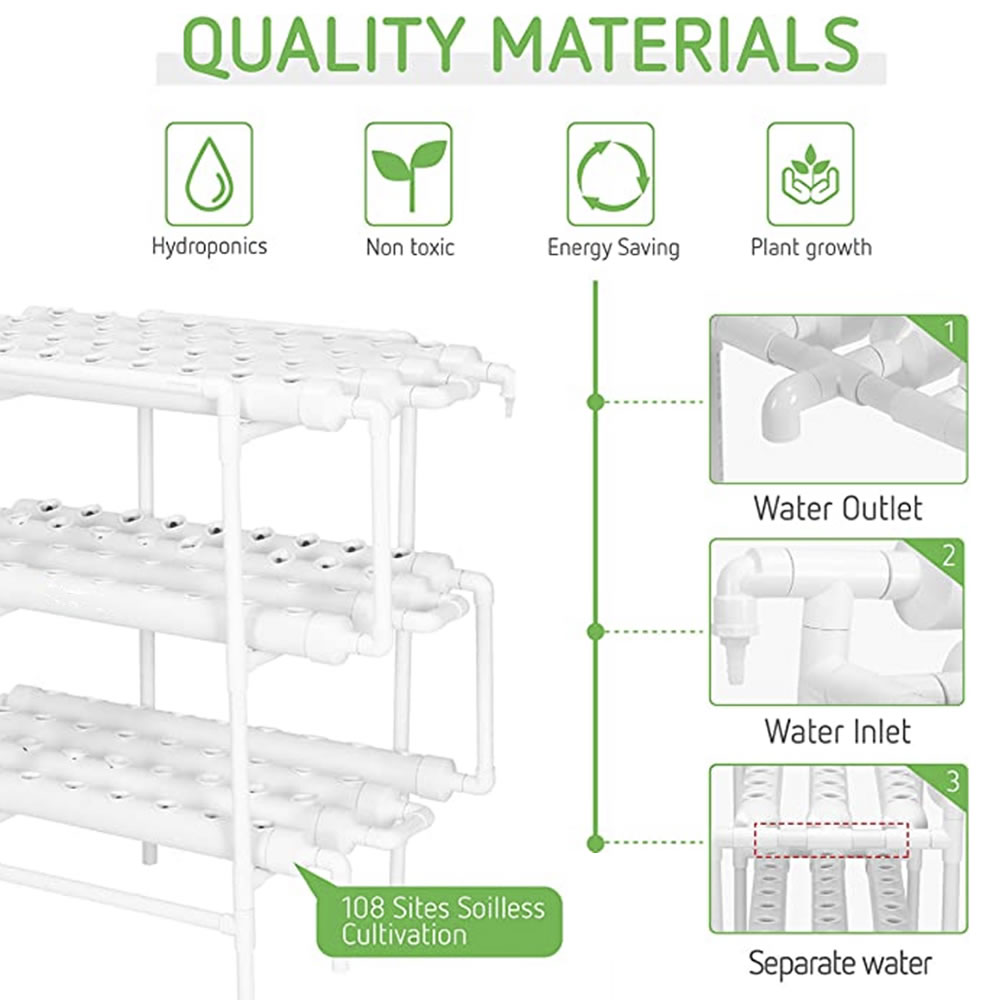 108 Cup NFT Hydroponic Kit: image 9