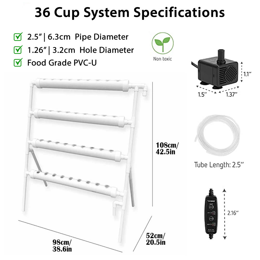 36 Cup Hydroponic Kit: image 6